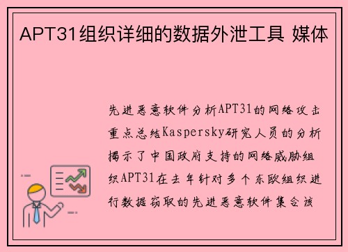 APT31组织详细的数据外泄工具 媒体
